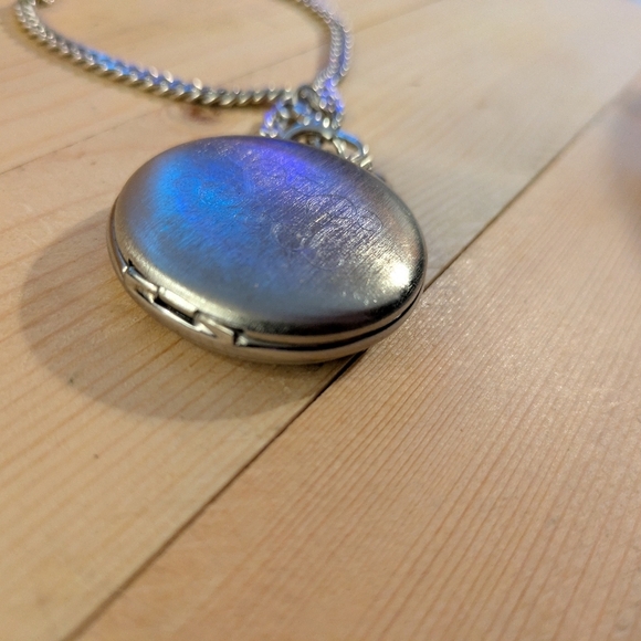 Colibri Quartz Silver and Blue Pocket Watch - Picture 7 of 7